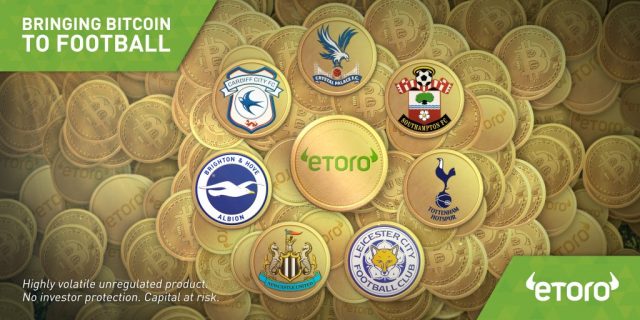 eToro bitcoin football