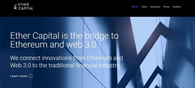 Ether Capital Hiring Ethereum Experts Shows Why Cryptos Are No Longer Disruptive