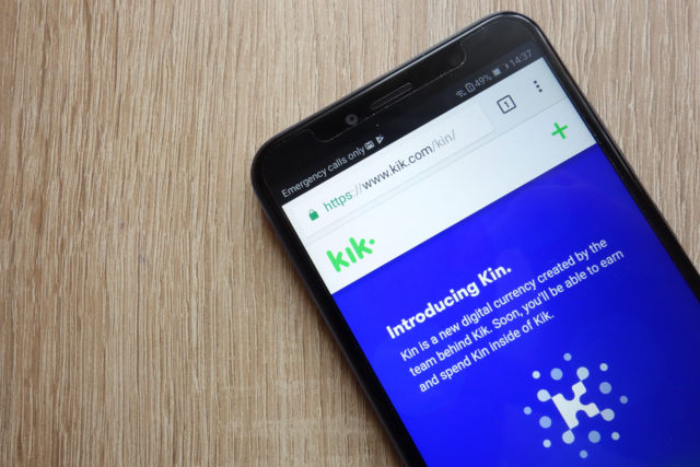 US financial watchdog sues Kik over Kin token sale
